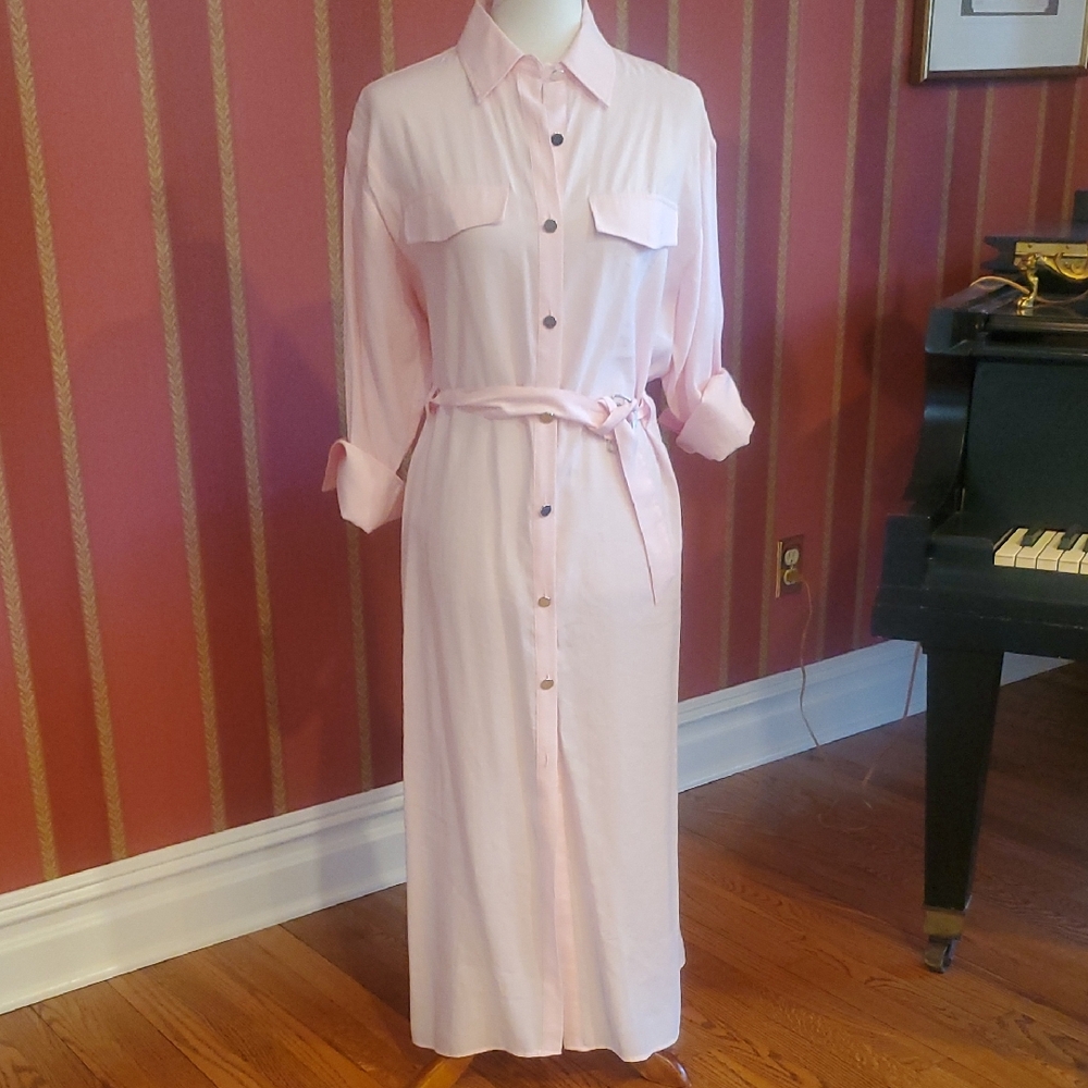 Zara Shirt Dress With Belt